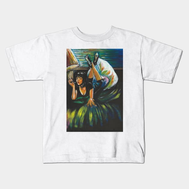 Vamp Woman Kids T-Shirt by Svetlana Pelin